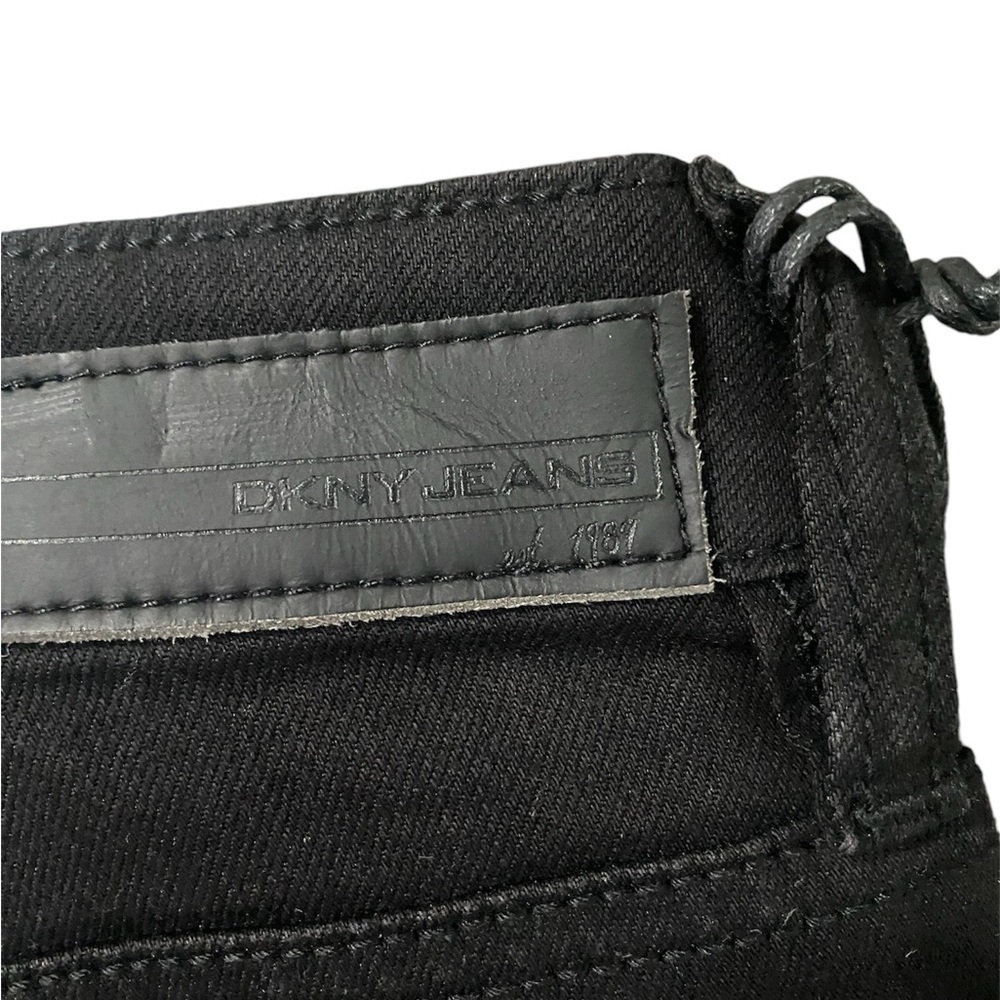 Women Black DNKY Mercer Jean Curvy Fit size 8x32 - Picture 6 of 9